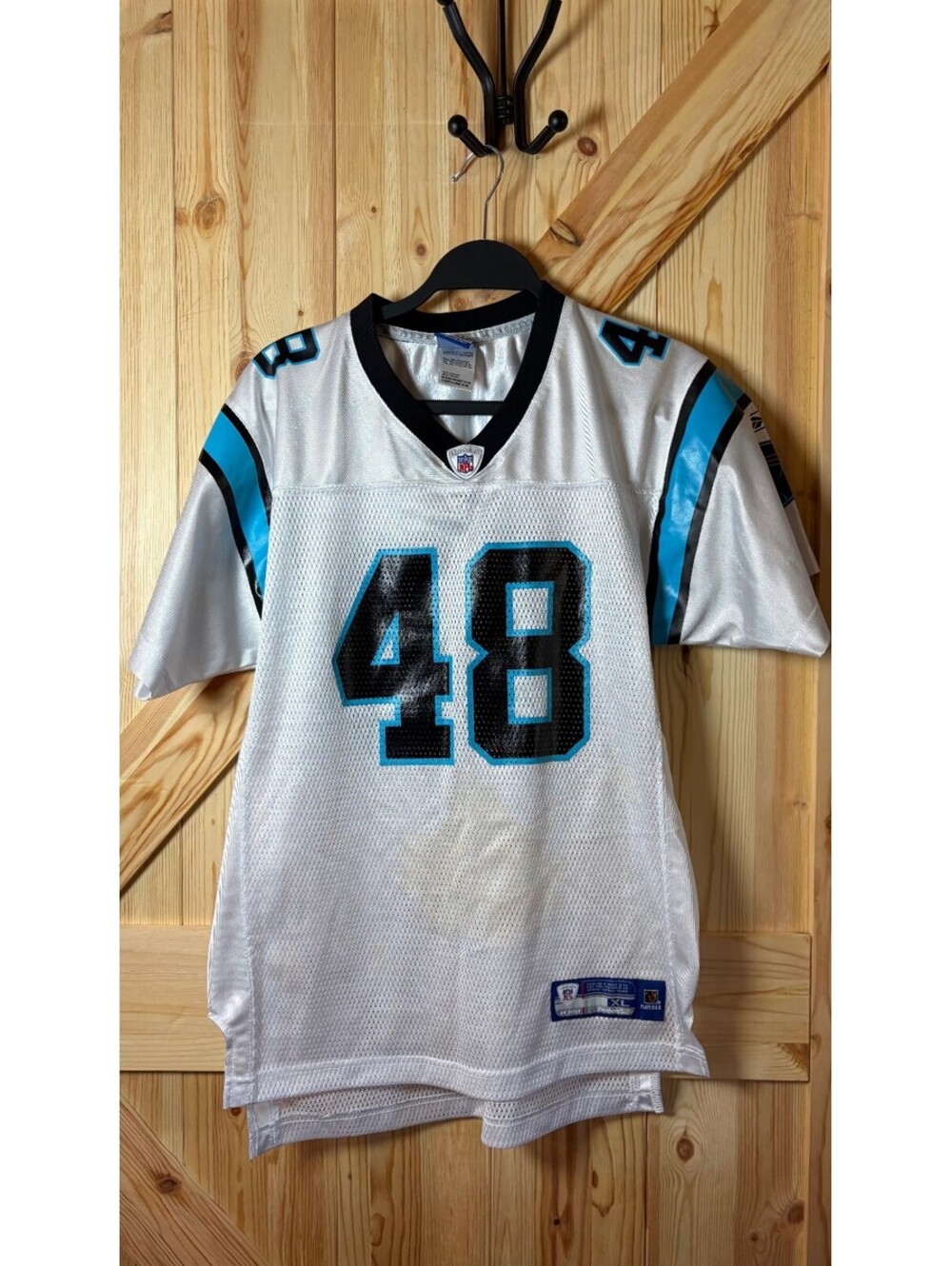 Reebok NFL Carolina Panthers #48 Davis Football Jersey Youth XL